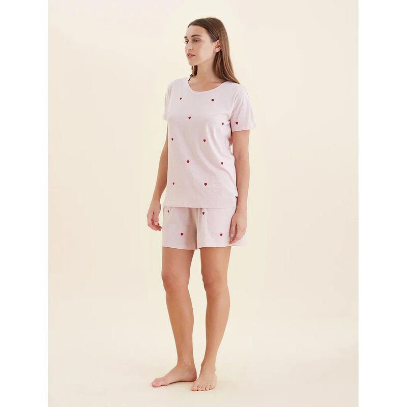 Papinelle Jada Hearts Cotton Knit Tee image number 1